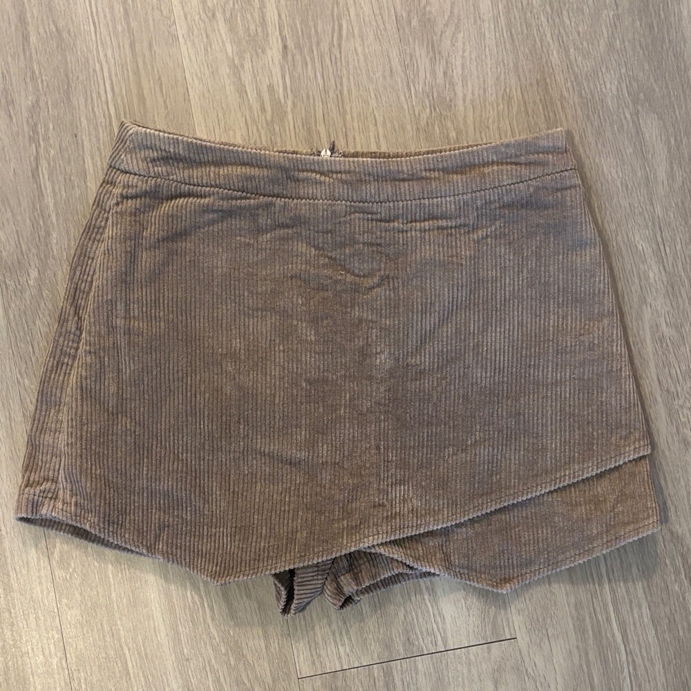 Altar’d State Brown Corduroy Skort